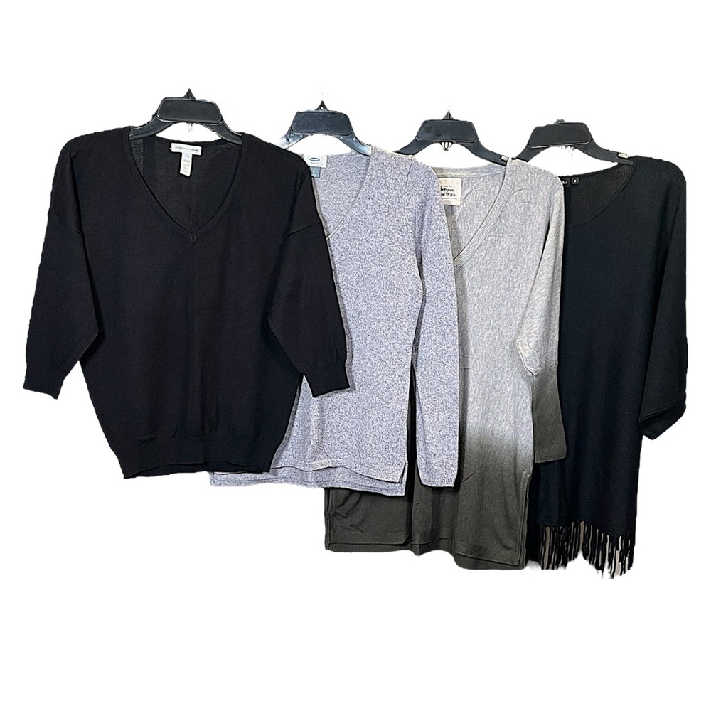 Women's Sweater Collection - Black, Gray, and Green